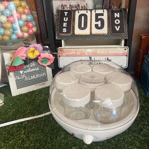 Euro Cuisine YM100 Automatic Yogurt Maker Machine - White